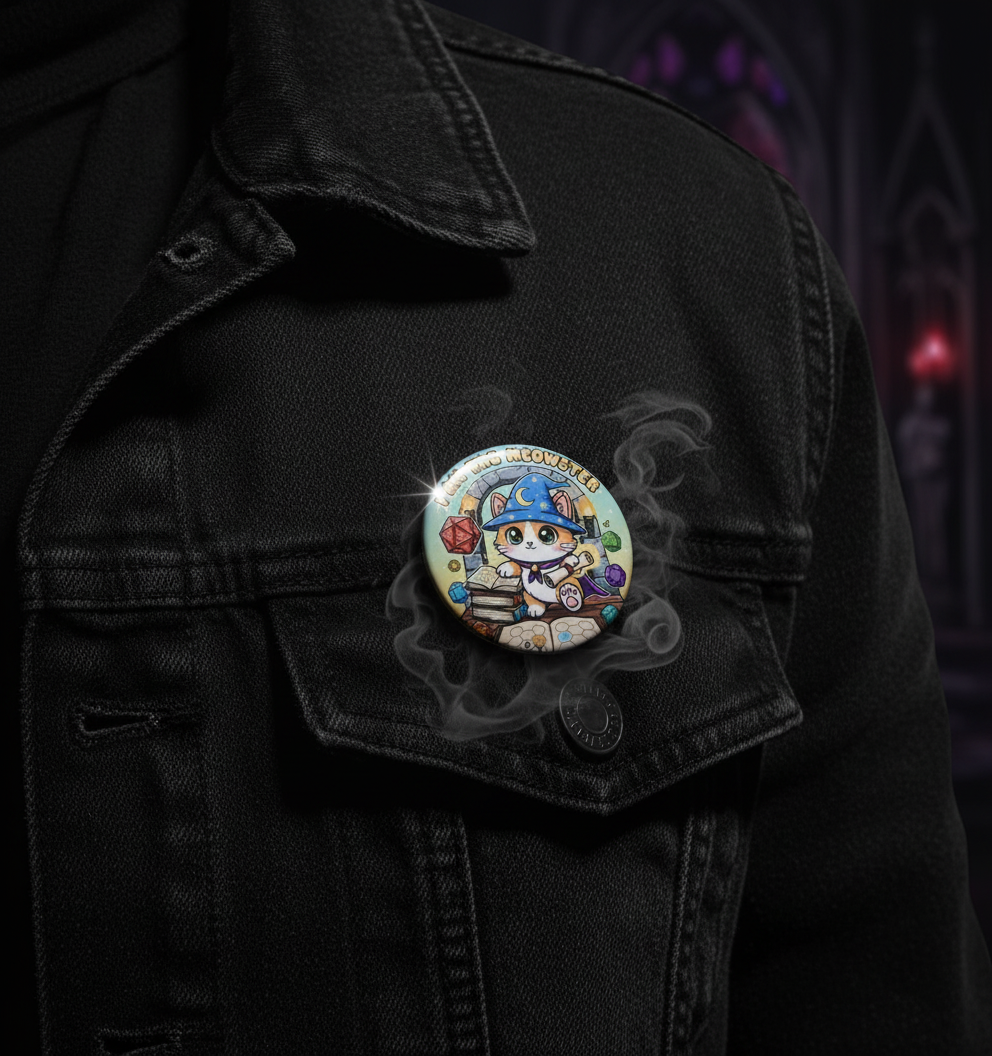 I AM THE MEOWSTER Pin