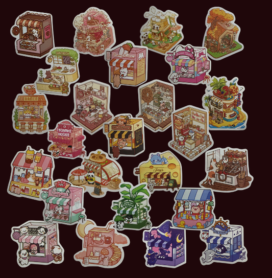 Tiny shops - Klistermärke