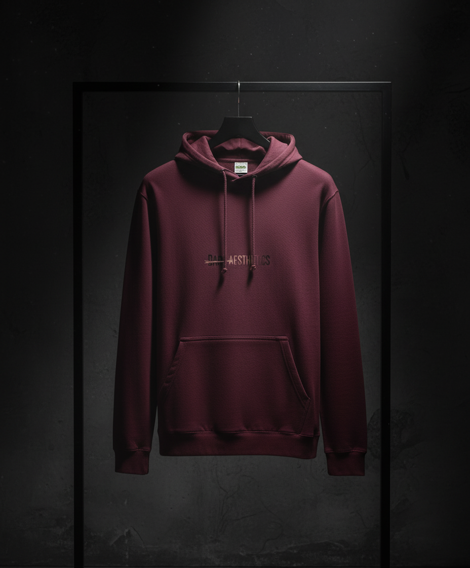 Dark Aesthetic College Hoodie - Premium Unisex