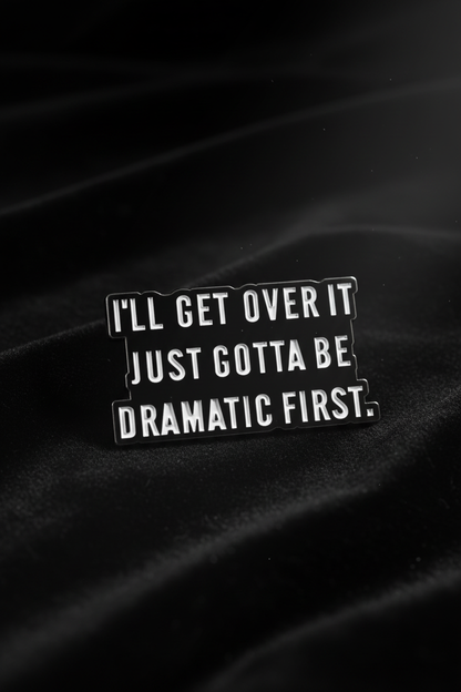 Close-up mockup med din pin