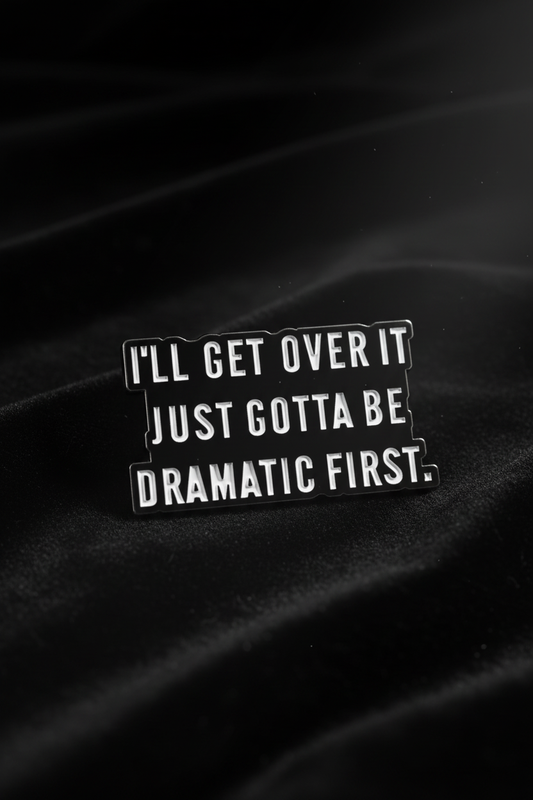 Close-up mockup med din pin