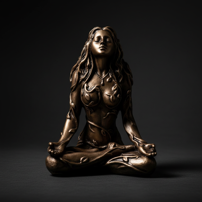 Dark aesthetic Mini Gaia figurine