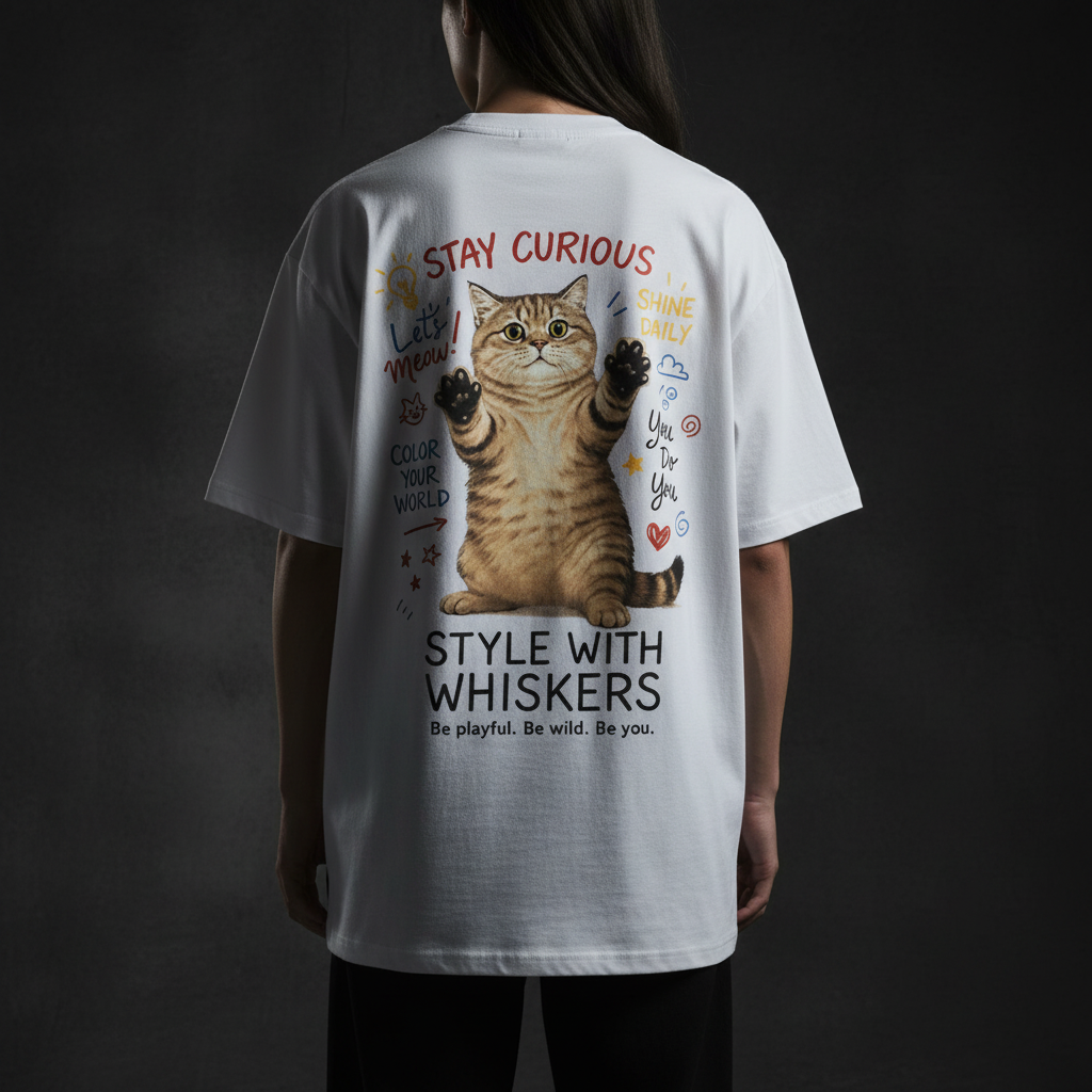 Dark Style Loose Fit Retro T-Shirt