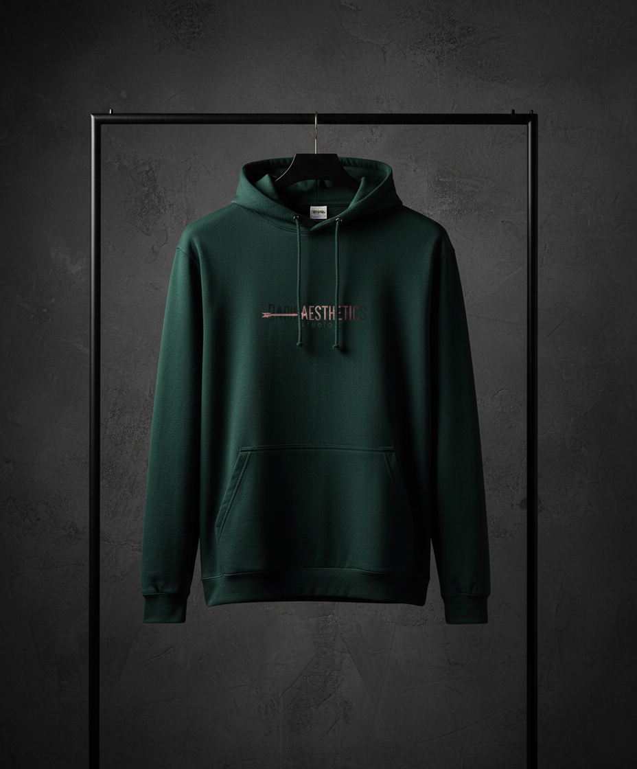 Dark Aesthetic College Hoodie - Premium Unisex