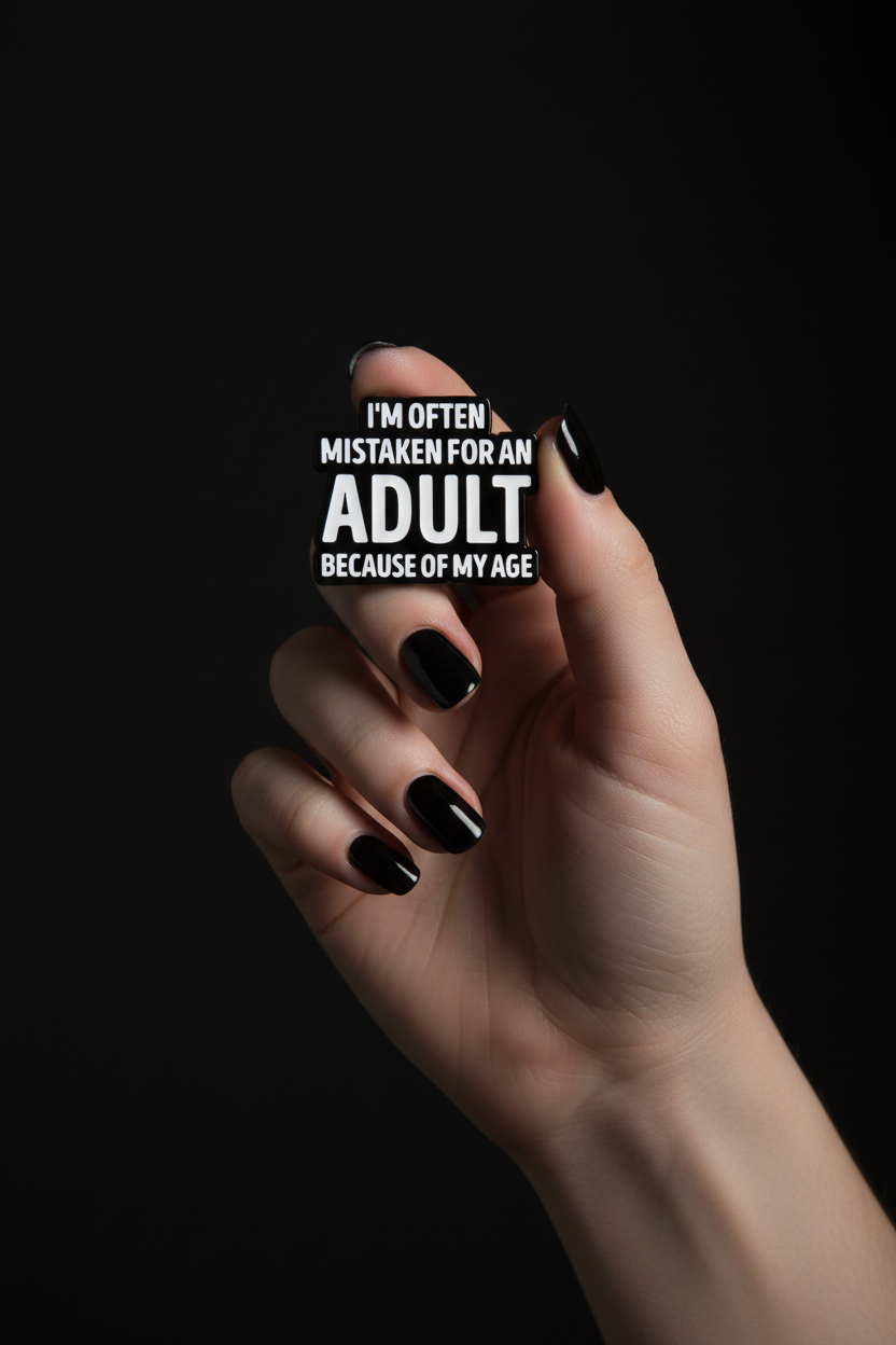 Modell håller Adult Pin