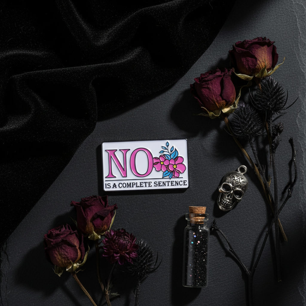 No Pin flat lay