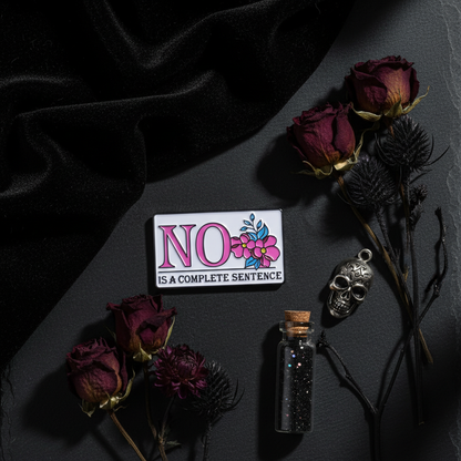 No Pin flat lay