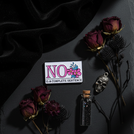 No Pin flat lay