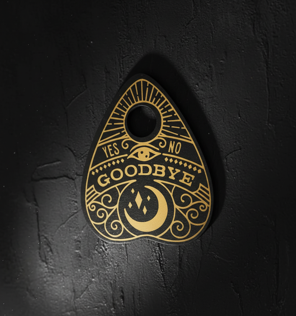 Ouija planchette väggdekoration