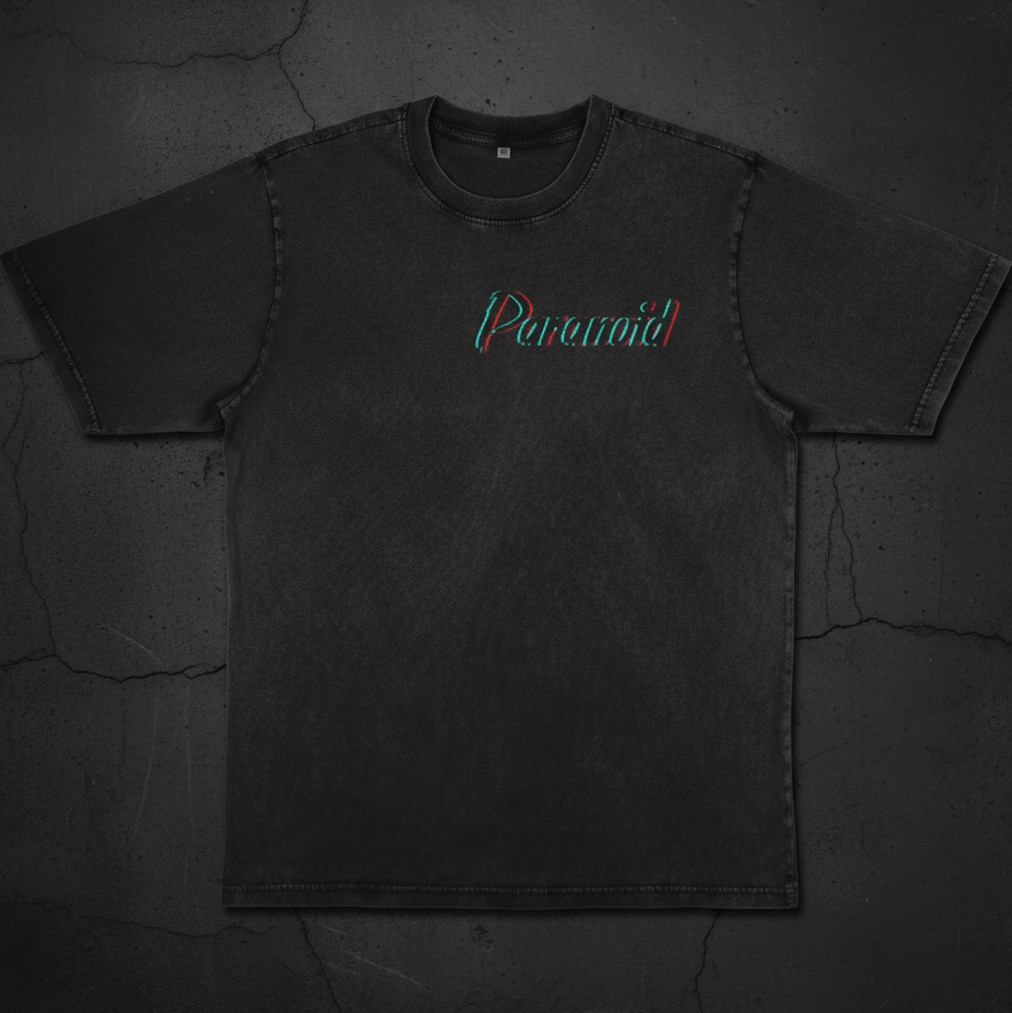 Paranoid - Oversize T-shirt🖤