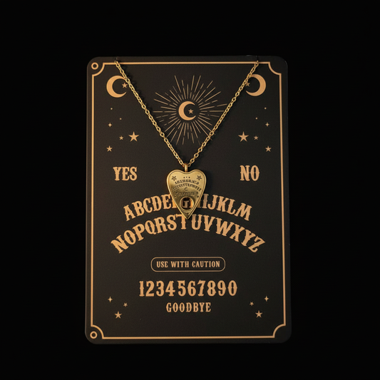 Premium Planchette Necklace Product Photography
