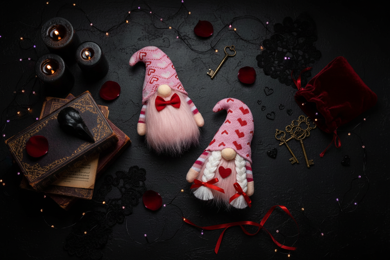 Valentine Gnomes Lifestyle Mockup