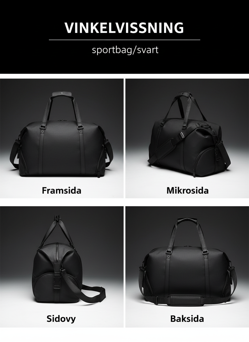 Dark Sports Travel Bag