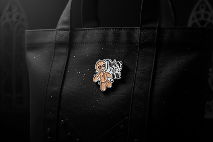 Voodoo Pin på tote bag