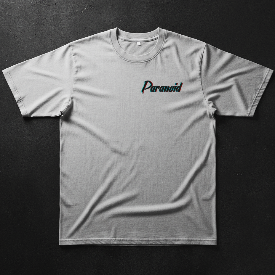 Paranoid - Oversize T-shirt🖤
